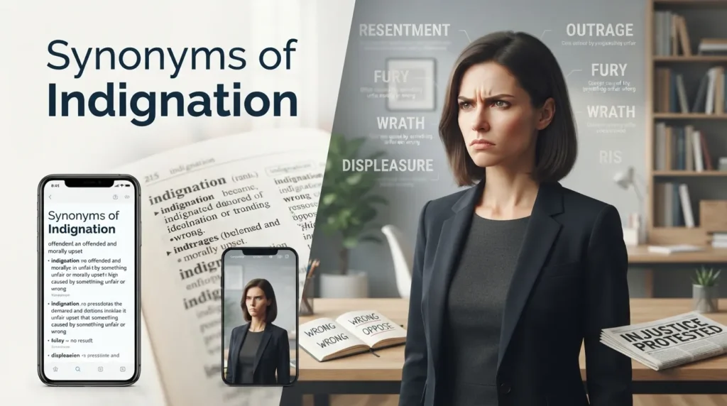 synonyms of indignation