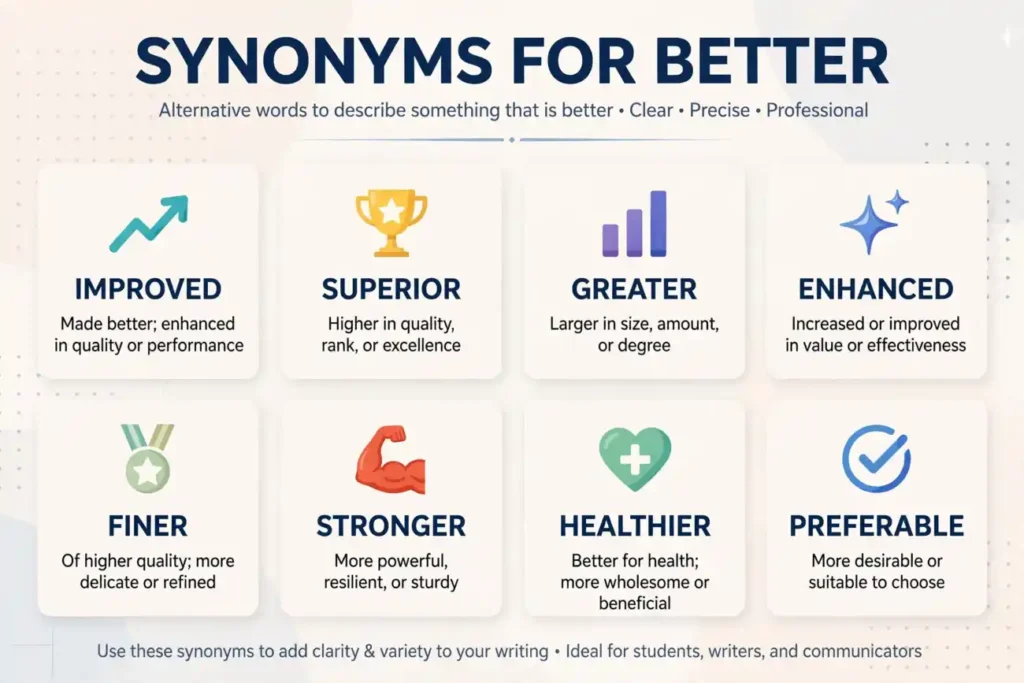 what is a synonym for better